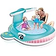Toy Imagine Inflatable Kiddie Pool Splash Pad for Toddlers & Kids Whale Shape Spray Pool Baby Bath Tub Swimming Pool for Children's