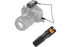 Pixel Pro Inalámbrico Cámara Disparador a Distancia con Temporizador TW283-DC2 Timer Remoto Compatible con Nikon Z5 Z6 Z6II Z7II D750 D780 D7500 D7200 D7000 D5600 D5500 D3300 D610 D600 P7700 P7800