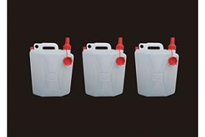 NUOVA PLASTICA ADRIATICA - Taniche per Acqua, Contenitori per Liquidi da 30 Litri, 3 unità