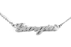 Flowers Collana Vari Nomi in Acciaio lucidissimo. Girocollo Collana con Nome Donna per Essere Sempre al Top. Scegli Il Tuo per Un Ottima Idea Regalo