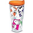 Tervis Peanuts Multi-Snoopy Made in USA Double Walled Insulated Tumbler, 1 Count (Pack of 1), Clear