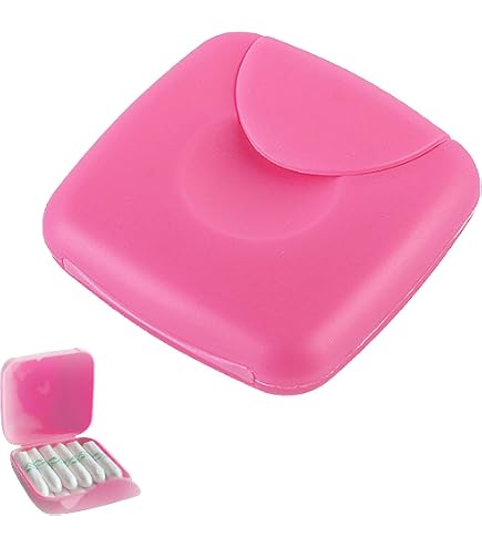 slipeinlagen aufbewahrung unterwegs 2 Stück Tampon Aufbewahrung, Box, Tragbare Damen-Aufbewahrungsbox, zur von Tampons, geeignet für Reisen und Ausgehen (Grün + Rosa) Drogerie & Körperpflege Garnrollen Aufbewahrung ohne Einstauben adult COLOR:Gloss Sky Blue / Oasis And Desert Rose
