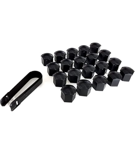 Tappi Copribulloni Skoda Originali - Grigio Argento, Con Gancio Di Estrazione - Foto 9