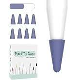 Microcase Apple Pencil 1-2 Stylus Kalem Ucu Koruyucu 8in1 Set - Mavi
