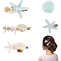 Barrette étoile De Mer Dorée - Accessoire Cheveux Vintage