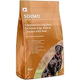 Amazon-Marke: Solimo Komplett Trockenfutter für ausgewachsene Hunde (Adult), Hühnchen mit Erbsen, 5kg (1er-Pack)