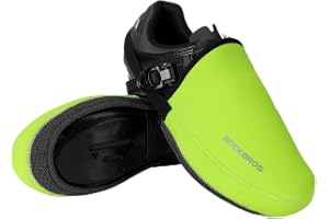 ROCKBROS 1 Par Skoskydd Cykling Vattentät Cykel Vindtät Fastspänt Halvskoskydd Cykel Termisk Tåskydd Värmare Unisex Fjädrande Ridning Hållbar MTB Vägcykel överskor M-L Svart