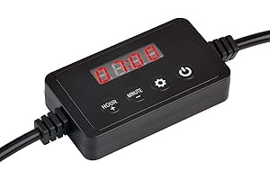 NICREW Timer do akwarium, timer cyfrowy do rampy LED, sterowanie oświetleniem