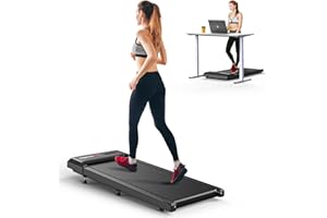 ‎CARDIRUN Laufband für Zuhause mit Neigung, 2.5 PS Walking Pad, 2-6 km/h, 2 in 1 Under Desk Schreibtisch Treadmill für Zuhause & Büro, Fernbedienung, LED Anzeige, App, Sprachsteuerung