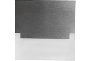 KOBERT-GOODS KOBERT GOODS - LED-Treppenbeleuchtung 1,3W mit 230V SABIK Kaltweiß in verschiedenen Formen Hochwertige Einbau-Spots für die Wand, Beleuchtung von Treppen und Stufen Strahler aus Glas/Aluminium