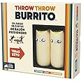 Exploding Kittens Throw Throw Burrito Board Game, Spanish Language, 2-6 Players, Ages 8+