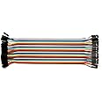 Arduino Female to Male Jumper Wires – 40-Piece Set, Premium Dupont Cables for Arduino and Raspberry Pi Projects