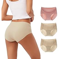Mutande Donna Senza Cuciture Confezione 4 - Modal Microfibra, Vita Media, Invisibili - Foto 2