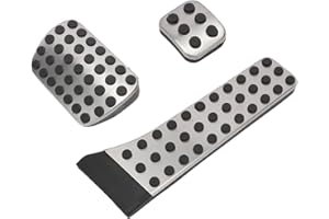 Swgaunc Juego de pedales para C E S GLK SLK CLS SL Clase W204 W212 W222 X204 R172 W218 R231 Accelerator Freno Placas de Pie Accesorios