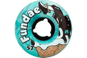 Moxi Fundae Quad Roller Skate Wheels - 57mm 92A