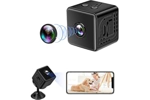 CYI Micro Telecamera Spia Senza Fili HD 1080P, Telecamera WiFi Interno Nascosta 128GB, Videocamera Sorveglianza Interno Mini con Rilevamento del Movimento per Uso Domestico