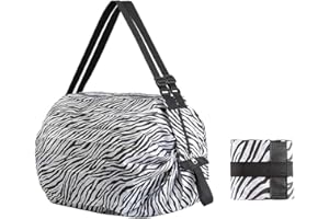 JUVEL Borse Riutilizzabili per La Spesa, pieghevoli, ecologiche, grandi, con astuccio, lavabili e leggere, Poliestere, Sacchetti della Spesa Pieghevoli Ecologici