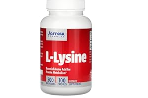 Jarrow Formulas, L-Lysine 500, 500 mg, 100 Capsules