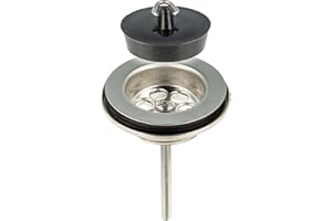 TECURO 1 1/4 Inch Valve Drain Filter Insert for Sinks with Plugs