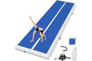 airtrack matte mit elektrischer Luftpumpe 10CM/20CM hoch 2M/3/4M/5M/6M Tumbling Matten Aufblasbare turnmatte Matte gymnastikmatte Yogamatte Camping Trainingsmatte