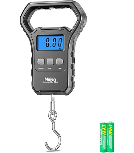 Bilancia Digitale Portatile Con Gancio, Max 40 Kg, Per Pesca, Caccia E Valigie, SC0 - 4