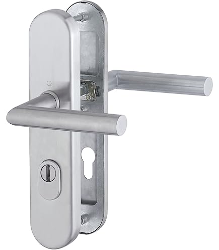 Hoppe Amsterdam – 3898215 Security Door Handle Fitting DIN Standard Spacing 92 Mm Long Plate Cylinder Lock - View #7