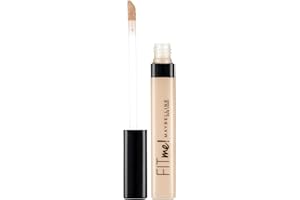 Maybelline Concealer, Fit Me! Full Coverage Concealer for Face, Oil Free, Delivers Even Complexion, Non-Comedogenic, Matte & Poreless Ultra Blendable, Maybelline New York, Shade: 15 Fair