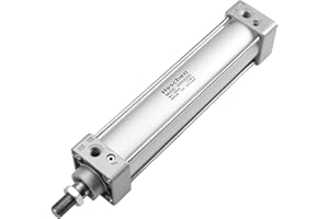 Heschen Cilindro neumático estándar, SC 50-200, PT1/4'' Puerto, 50mm diámetro, 200mm Carrera, Doble Efecto