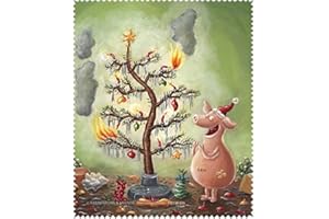 PANHSES Brillenputztuch X-Mas"Weihnachten mit dem Chaos Schwein"