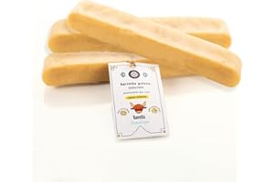 Animal House 3 Barras del Himalaya para Masticar - 100% Natural - Fortalece la Higiene Bucal - Fuerte y Duradera - Disponible en Todos los Tamaños - Libre de Crueldad (3, L)