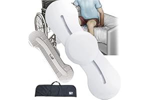 REOTEL Transferbrett EasyGlide Transferbrett Für Rollstühle Einfaches Slide Assist Device Transferhilfe Rutschbretter,Für Rutschbrett aus Holz zum leichten Umsetzen der Patienten bis 400LB,Weiß