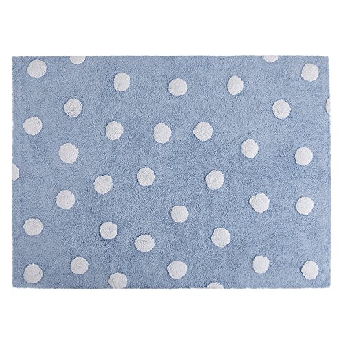 Lorena Canals Topos Washable Rug (Blue)