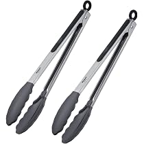 Set De 2 Pinces Westmark - Pour Grillade & Service | Noir | Résistant à 210°C | Made In Germany