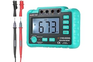 KKnoon Digital Insulation Resistance Tester VC60B+ LCD Megohm Meter Megohmmeter DC250V/500V/1000V AC750V