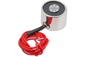 UXNEY Electroimán P20/15 DC 6V 25N 5.5LB/2.5Kg - 20 x 15mm Electroimán redondo