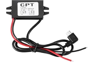 WIFEHELPER Régulateur de Tension pour Convertisseur DC-DC Buck Convertisseur Tension pour Convertisseur de Tension Micro USB de 12V à 5V 3A Régulateur Smartphone pour Voiture