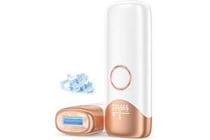 BEAURIS IPL Hair Removal Device, Painless Ice Cooling Functions Laser Hair Removal Device, 9 Energy Levels, Laser Hair Remover for Women Men Facial Bikini Line Armpits Leg Body, 999,900 Flashes