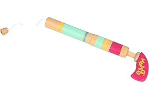 MAJIGG Cork Pop Gun, Retro Wooden Novelty Toy