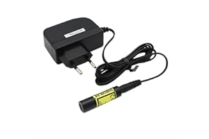 Laserfuchs Linelaser red, 635nm, 90°, 5V DC, Ø12x45 mm, Focus 1m, class 1, power supply included - 70105711