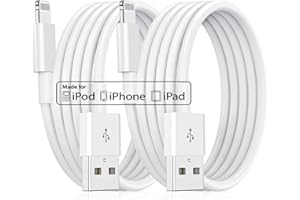 JEENEK 2Pack 2M iPhone Ladekabel Original,[MFi Certified] Lang Lightning to USB Kabel, Schnellladung 6ft Apple Ladekabel für Apple iPhone 14/13 Pro Max/12 Mini/11/XS/XS Max/XR/X/8 Plus/7Plus/6s/6Plus/SE,iPad