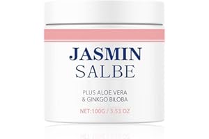 XIAOPINPI Jasminsalbe Plus, Jasminsalbe Augenringe Schlupflider, Aktiv-Jasminsalbe, Jasmin Salbe Mit Collagen Und Aloe Vera, Augencreme Bei Augenringen, Müden Und Geschwollenen Augen, Schlupflidern (1x)