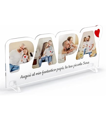 Targhetta In Legno MDF Per Mamma - Decorazione 10,4x16,9 Cm Con Frase Affettuosa - Regalo Festa Della Mamma O Compleanno