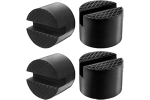 MOAZIFI Wagenheber Gummiauflage, 4 Stück Gummiauflage Wagenheber, Wagenheber Auflage, 50mm Durchmesser, Für Wagenheber Und Hebebühnen Rangierwagenheber, Für Die Schutz Von Den Wagenheber Kfz