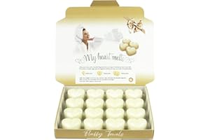 SPOTLESS LEOPARD Fluffy Towels Wax Melts: 16 x 5g Heart Shaped Wax Melts Scented in a Presentation Gift Box, Vegan & Pet Friendly, Cruelty Free, Candle Alternative