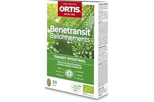 LABORATOIRES ORTIS - BENETRANSIT BALLONNEMENTS BIO 30 comprimés - Transit lent - Séné