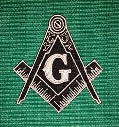 MASONIC FREEMASON FREEMASONARY EMBROIDERED APPLIQUE BADGE IRON / SEW ON PATCH