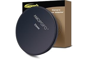 AMOPOFO 1 lot de bouchons d'objectif en métal de 55 mm, compatible avec tous les objectifs de 55 mm avec filetage d'appareil photo et accessoires d'appareil photo 55 mm (ND, CPL, filtre pour appareil photo