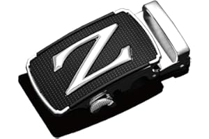 Daisy House Fibbia per cintura da uomo con cricchetto da 40 mm Solo sostituzione automatica della fibbia per cintura in pelle