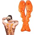 YEEYEANGLZK Trapezius Trigger Point Massager Trapezius Stretcher, Suboccipital Release Tool, Posture Corrector, Relieve Upper Back Pain &Tension Headache(Orange)