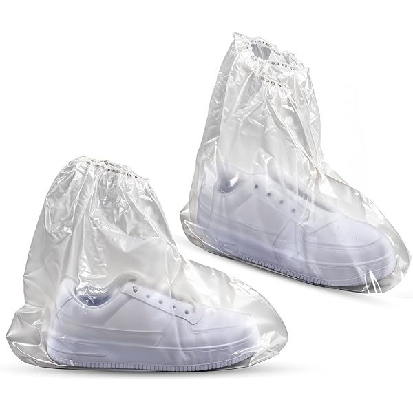 Zerodeko 1pair Portable Shoe Covers Non- Overshoes For Mud Rain Thickened Adult Shoe Protectors For Outdoor Travel And Camping